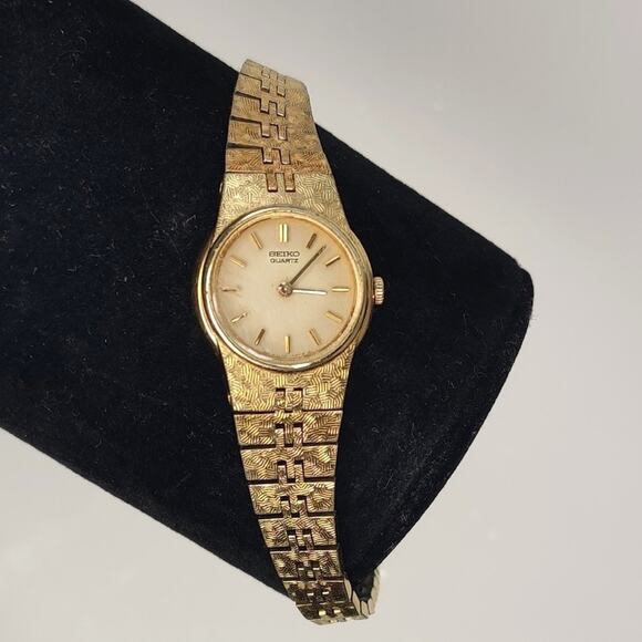 Vintage Seiko‎ Quartz Ladies  Gold Plated Wristwatch - Picture 13 of 13